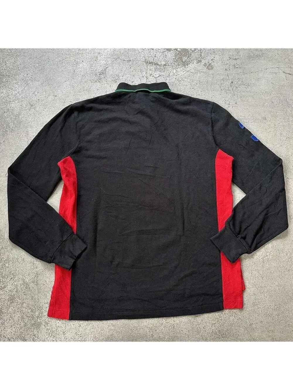 Ralph Lauren Polo Custom Fit Leather Big Pony Cotton Black Big Pony Polo Shirt
